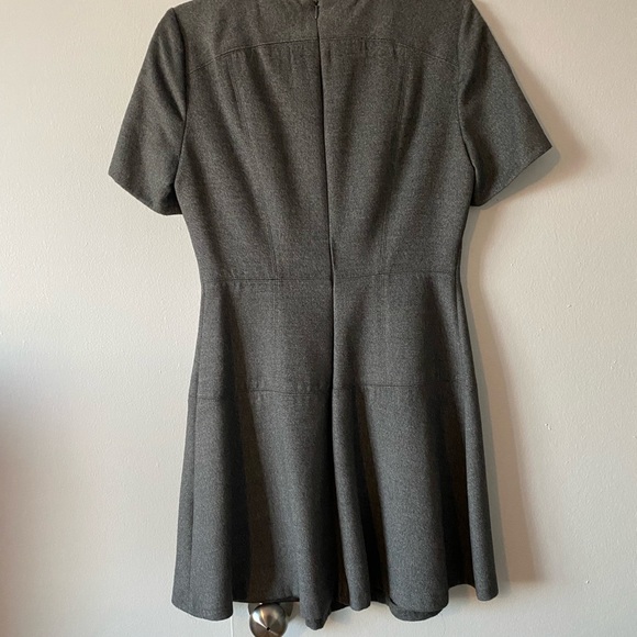 Zara Woman Gray Short Sleeve Mini Dress | S - Picture 7 of 9